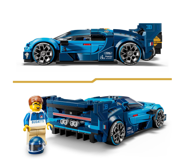 LEGO SPEED CHAMPIONS 77253 Hipersamochód sportowy bugatti vision - 1473588 - zdjęcie 9